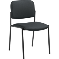 Armless Stacking Chairs, Fabric, 32" High, 300 lbs. Capacity, Charcoal Solutions industrielles ALPHA