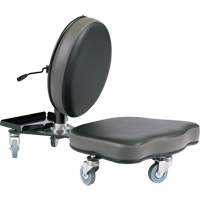Flex Ergonomic Chair, Vinyl, Black/Grey Solutions industrielles ALPHA