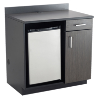 Armoire modulaire, M&eacute;lamine, 39" h x 36" la x 25" P, Nuit d'Asie/noir Solutions industrielles ALPHA