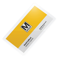 Pochettes lamin&eacute;es pour cartes d'affaires Swingline UltraClear Solutions industrielles ALPHA