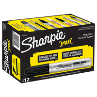 King Size Permanent Marker, Black, Chisel Tip Solutions industrielles ALPHA