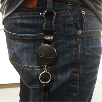 Porte-cl&eacute;s Securit, Polycarbonate, C&acirc;ble 48", Fixation Mousqueton Solutions industrielles ALPHA