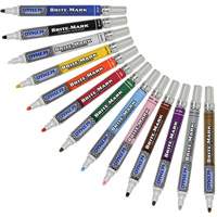 Brite-Mark&reg; Medium Paint Marker, Liquid, White Solutions industrielles ALPHA