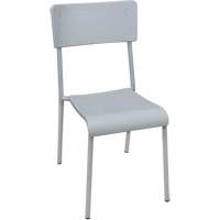 Ventura Stacking Chair, Polypropylene, 36" High, 300 lbs. Capacity, Grey Solutions industrielles ALPHA
