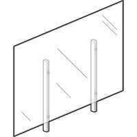 Vitre hygi&eacute;nique, 36" la x 36" h Solutions industrielles ALPHA