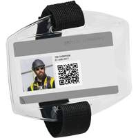 Brassard porte-nom en vinyle Squids 3386 Solutions industrielles ALPHA