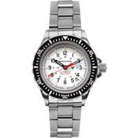Arctic Edition Large Diver's Automatic GSAR Watch with Stainless Steel Bracelet, Digital, Battery Operated, 41 mm, Silver Solutions industrielles ALPHA