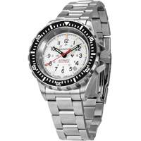 Arctic Edition Large Diver's Automatic GSAR Watch with Stainless Steel Bracelet, Digital, Battery Operated, 41 mm, Silver Solutions industrielles ALPHA