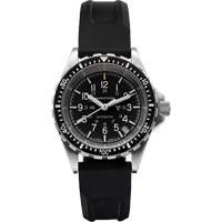 Steel Navigator with Date on Black 3-Piece Rubber Strap Kit, Digital, Battery Operated, 36 mm, Black Solutions industrielles ALPHA
