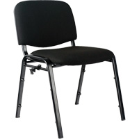 Chaises empilables, Tissu, Hauteur 32", Capacit&eacute; 250 lb, Noir Solutions industrielles ALPHA