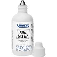 Marqueur Paint-Riter avec pointe en bille m&eacute;tallique, Liquide, Blanc Solutions industrielles ALPHA