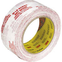 Ruban d'emballage Scotch 3771 avec message, Adh&eacute;sif Thermofusible, 2 mils, 48 mm (1-22/25") x 100 m (328') Solutions industrielles ALPHA