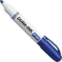 Marqueurs &agrave; essuyage &agrave; sec Dura-Ink, Bleu, Pointe Ronde Solutions industrielles ALPHA