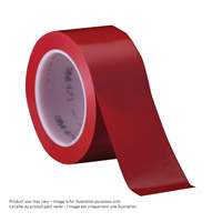 Ruban en vinyle 471, 38 mm (1-1/2") la x 32,9 m (108') lo, 5,3 mils, Rouge Solutions industrielles ALPHA