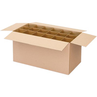 Boîte d'exp&eacute;dition pour cannettes a&eacute;rosols, 12-1/4" lo x 9-3/16" la x 10-5/16" h, ondulations C Solutions industrielles ALPHA