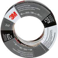 Ruban adh&eacute;sif tout usage DT8, 8 mils, Noir, 48 mm (2") x 55 m (180') Solutions industrielles ALPHA