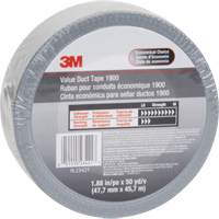 1900 Value Duct Tape, 5.8 mils, Silver, 48 mm (2") x 5.7 m (18.7') Solutions industrielles ALPHA