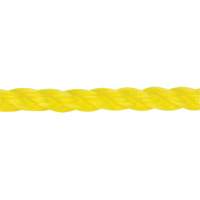 Corde jaune tress&eacute;e 3/8", Polypropyl&egrave;ne, 630' Solutions industrielles ALPHA