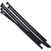 Re-Usable Cable Tie, 8" Long, 50 lbs. Tensile Strength, Black Solutions industrielles ALPHA