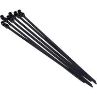 Screw-In Cable Tie, 8" Long, 50 lbs. Tensile Strength, Black Solutions industrielles ALPHA