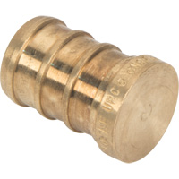 Lead-Free Pipe Plug, Pipe, 1/2" Dia., Brass Solutions industrielles ALPHA