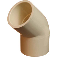 Flowguard Gold&reg; 45° Elbow Fitting, Standard, CPVC, 1/2" Solutions industrielles ALPHA