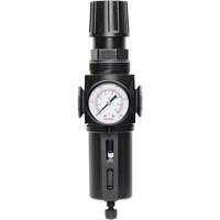 Filtre/r&eacute;gulateur drain manuel avec bol standard Modulair 300, 1/4" NPT, 150 psi, Capacit&eacute; de 5,1 oz liq. Solutions industrielles ALPHA