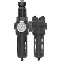 Filtre/d&eacute;tendeur & filtre coalescent Modulair 400 avec bol standard & drain manuel, 3/4" NPTF, 150 psi, Capacit&eacute; de 9,13 oz liq. Solutions industrielles ALPHA