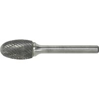 Fraise au carbure dur, SE-1, 1/4" dia., 1/4" Tige, 3/8" Prof. de la coupe Solutions industrielles ALPHA