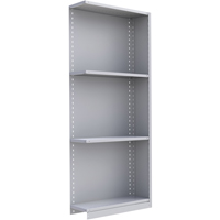 &eacute;l&eacute;ment de rayonnage Interlok, Acier, Sans boulons, Capacit&eacute; 800 lb, 36" la x 88" h x 24" p Solutions industrielles ALPHA
