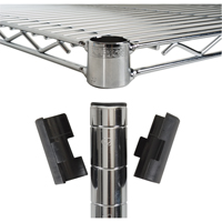 Manchons fendus pour &eacute;tag&egrave;re en treillis chromat&eacute; Solutions industrielles ALPHA