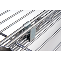 Crochet en S pour &eacute;tag&egrave;re en treillis chromat&eacute; Solutions industrielles ALPHA