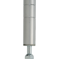 Pieds de nivellement pour &eacute;tag&egrave;re en treillis chromat&eacute; Solutions industrielles ALPHA