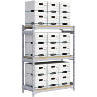 &eacute;tag&egrave;re-classeur de grande largeur, Acier, 3 Tablettes, 42" la x 18" p x 60" h Solutions industrielles ALPHA