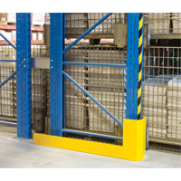 Racking Aisle Protectors, 3" W x 50" L x 16" H, Safety Yellow Solutions industrielles ALPHA