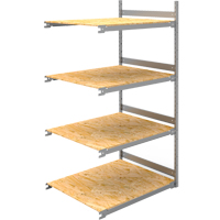Wide Span Record Storage Shelving, Steel, 4 Shelves, 42" W x 32" D x 84" H, Add-On Kit Solutions industrielles ALPHA