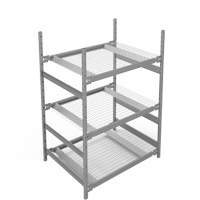 Wide Span Storage Shelving, Steel, Boltless, 1340 lbs. Capacity, 42" W x 60" H x 32" D Solutions industrielles ALPHA
