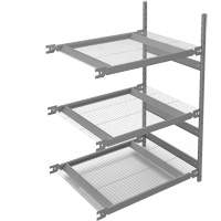 Wide Span Storage Shelving, Steel, Boltless, Add-On, 42" W x 60" H x 32" D Solutions industrielles ALPHA