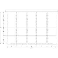 Cabinet d'entreposage &agrave; tiroirs int&eacute;gr&eacute; Interlok Solutions industrielles ALPHA