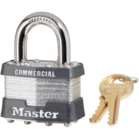Commercial Padlock, Keyed Different, Laminated Steel, 1-3/4" Width Solutions industrielles ALPHA