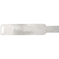 Aluminum Blank Tags, 1" W x 10" H Solutions industrielles ALPHA