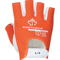 Gants Vibrastop demi-doigts antivibrations, Taille Grand, Paume Ch&egrave;vre Solutions industrielles ALPHA