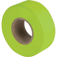 Rubans pour signalisation, 1,1875" la x 150' lo, Lime fluorescent Solutions industrielles ALPHA