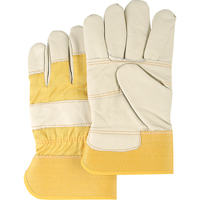 Furniture Leather Gloves, Large, Grain Cowhide Palm, Cotton Inner Lining Solutions industrielles ALPHA
