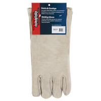 Gants de soudeur de premi&egrave;re qualit&eacute;, Cuir de vache refendu, Taille Grand Solutions industrielles ALPHA