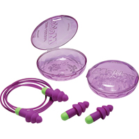 Rockets&reg; Reusable Earplugs, Corded, Bulk - Plastic Case, 27 dB NRR, One-Size Solutions industrielles ALPHA