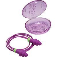Rockets&reg; Reusable Earplugs, Corded, Bulk - Plastic Case, 27 dB NRR, One-Size Solutions industrielles ALPHA
