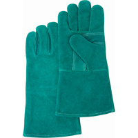 Gants de soudeur de premi&egrave;re qualit&eacute;, Cuir de vache refendu, Taille Grand Solutions industrielles ALPHA