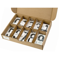 Num&eacute;ros autocollants, 0 &agrave; 9, 3-1/2" h, Noir sur blanc Solutions industrielles ALPHA
