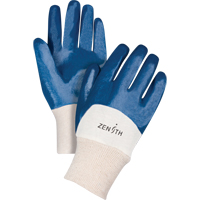 Gants &agrave; doublure interlock de poids moyen, 10/T-Grand, R&ecirc;vetement Nitrile, Enveloppe en Coton Solutions industrielles ALPHA